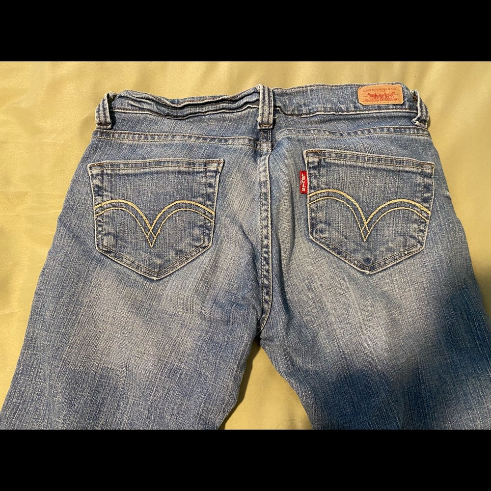 Levi’s jeans. Size 3 long. Straight leg. Low waisted.